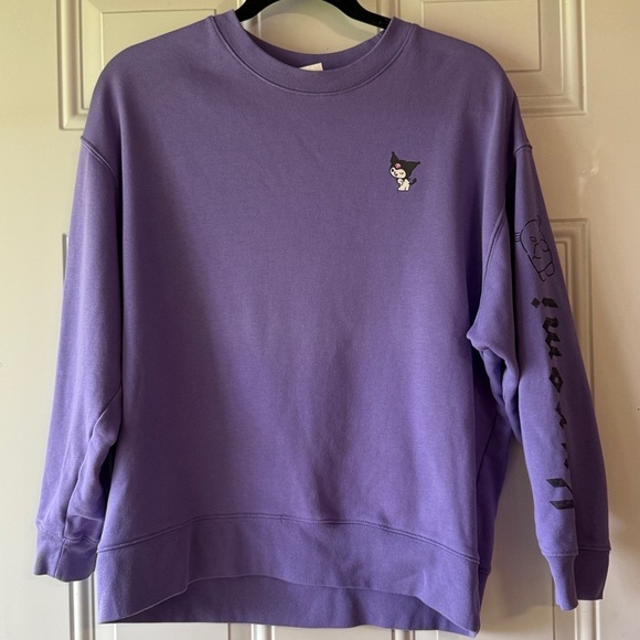 Uniqlo X Sanrio Kuromi Purple Sweatshirt - Picture 2 of 8
